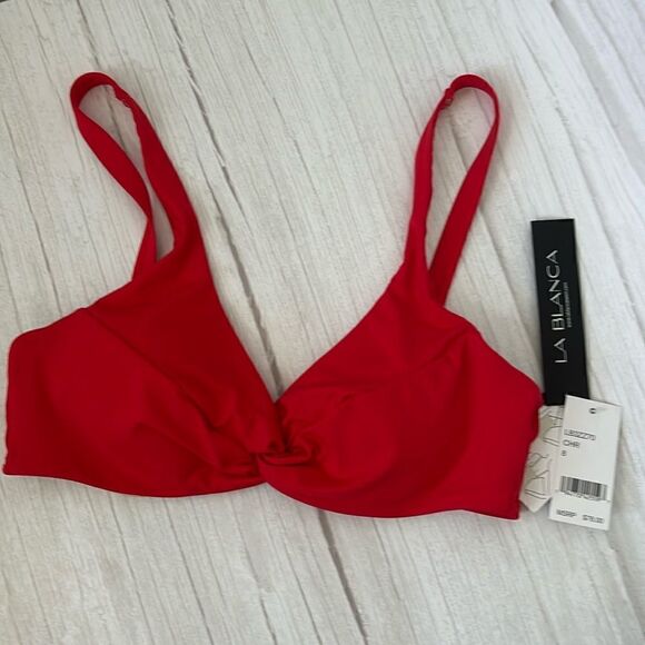 La Blanca Island Goddess Twist Convertible Bikini Top - Picture 2 of 7